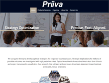 Tablet Screenshot of priiva.com